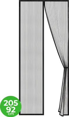 Produktbild von VerminBuster Fliegenvorhang Magnetisch - Luxus Türgitter - 205 x 92 cm - Türvorhang - Türgittervorhang