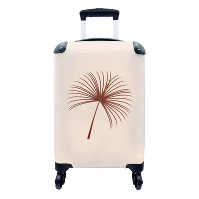Produktbild von MuchoWow® Koffer Handgepäck Trolley Rollkoffer Kleine Reisekoffer mit 4 Rollen - Sommer - Pflanze - Rosa - Cabin Size < 55x40x23 cm & 55x40x20 cm - Fotokoffer - Kabinenkoffer - Boardgepäck - Reise-Box - Reisekoffer - Reisegepäck - Koffer mit Bild - Trolley für Kinder