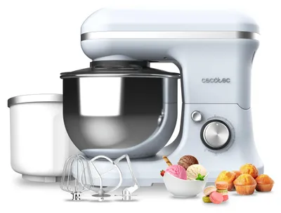 Obrázok produktu pre Cecotec Cecomixer Merengue 5L 1200, Stojaci mixér, Modrá, Tlčenie, Hnetenie, Miešanie, Miešanie, Whisking, 5 L, Otočné, 1200 W