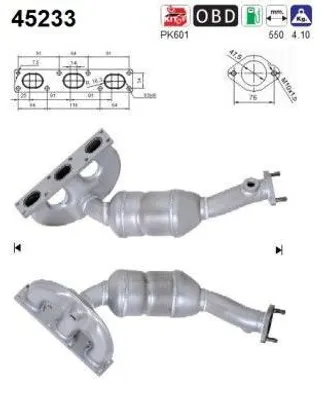 Zdjęcie produktu dla Katalizator Bmw 520I 4-6 Cylinder