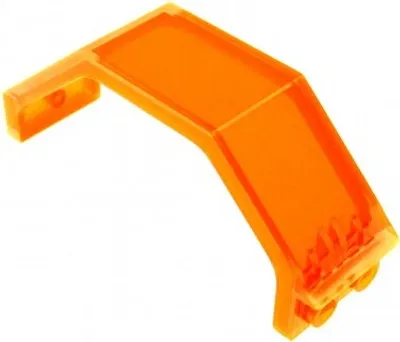Produktbild von 1x Lego Cockpit Fenster 3x2x6 transparent neon orange Paneele 4109866 30226 2466