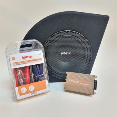 Produktbild von Phase Linear Subwoofer incl. Verstärker passgenau für BMW 3er E 91 Touring 1 Stück