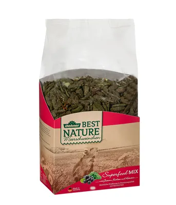 Produktbild von Dehner Best Nature Nagerfutter, Meerschweinchenfutter Superfood Mix, 1.5 kg