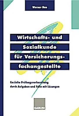 Obrázok produktu pre Wirtschafts- und Sozialkunde für Versicherungsfachangestellte