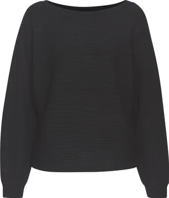 Produktbild von LASCANA Rundhalspullover schwarz Größe 32/34