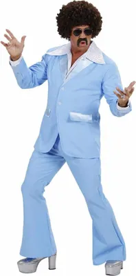Produktbild von Discoanzug blau L