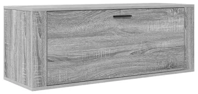 Immagine prodotto di vidaXL Scarpiera a muro Grigio Sonoma 100x35x38 cm Materiale a base di legno