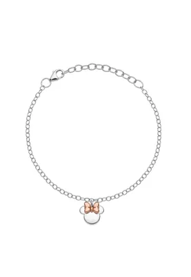 Produktbild von Disney BS00034TL-55.CS Armband Mädchen Damen Minnie Maus Silber 17 cm