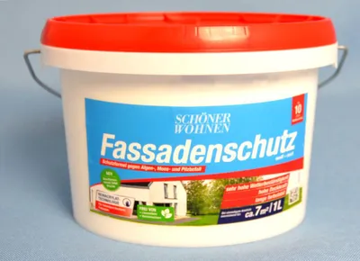 Produktbild von Schöner Wohnen 1Ltr, Fassadenschutz weiß, Matt, für Aussen