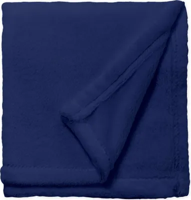 Produktbild von Kuscheldecke Flauschig 220x240 cm dunkelblau kuschelig Tagesdecke Fleecedecke