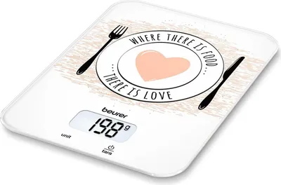 Produktbild von Beurer KS 19 Elektronische Küchenwaage rosa 5 kg Präzision 1 g Glasoberfläche