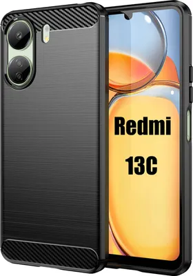 Produktbild von Xiaomi Redmi 13C / Poco C65 Carbon Hülle Handyhülle Bumper Case Handy Tasche TPU