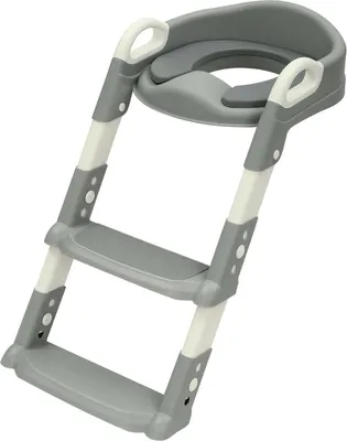 Image de Réducteur de toilettes avec escalier Siège de toilettes Rehausseurs de toilettes pour enfants Siège de toilettes pour bébés Siège de toilettes pour enfants