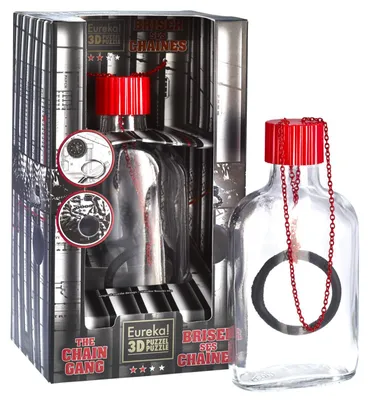 Obrázok produktu pre Łamigłówka w butelce Połączeni łańcuchem poziom 2/4
