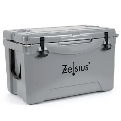 Immagine prodotto di Zelsius cool box grigio 50 litri | Box di raffreddamento ideale per il campeggio in auto