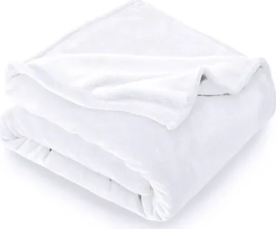 Obrázok produktu pre Mikrofleecová deka 150 x 200 cm biela