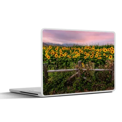Produktbild von MuchoWow® Laptop Aufkleber Sticker Cover Sonnenblume - Blumen - Pflanzen 30x22 cm - Laptop-Sticker