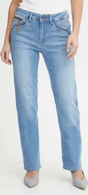 Zdjęcie produktu dla Pulz PZKarolina - 50205580 Jeans Straight Leg Damen Jeans Denim Hose skinny fit
