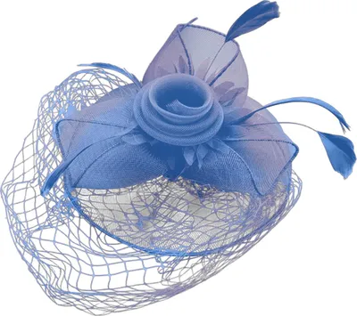 Produktbild von Bowland Damenhut aus Gaze, Brauthut, Hochzeits-Fascinator mit Federn