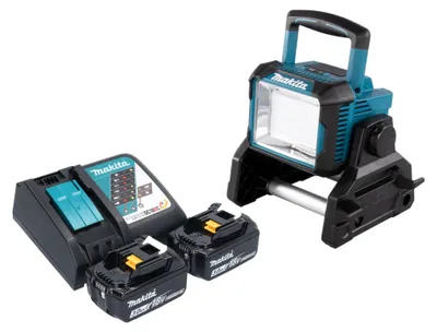 Obrázek produktu pro Akumulátorový stavební reflektor Makita DEADML 811 RF 14,4 / 18 V 3000 lm LED + 2x akumulátor 3,0 Ah + nabíječka