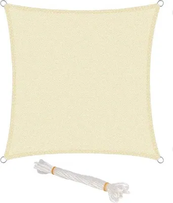 Produktbild von Schaduwdoek rechthoek, HDPE, luchtdoorlatend, crème, 2x4m