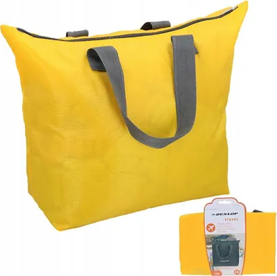 Obrázek produktu pro Dunlop skládací cestovní taška žlutá 48x38x16cm
