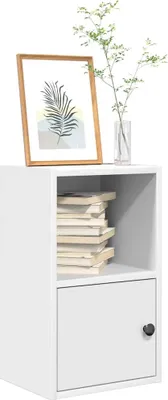 Obrázek produktu pro Maison Exclusive – knihovna bílá 31x24x52 cm dřevěný materiál