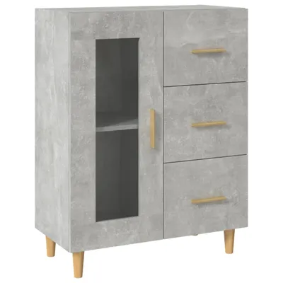 Productafbeelding van Dressoir 69,5x34x90 cm bewerkt hout betongrijs