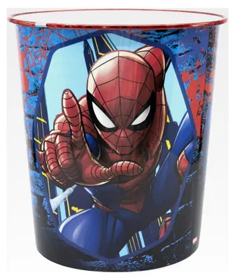 Produktbild von Kunststoff-Mülleimer mit Spider-man-Motiv