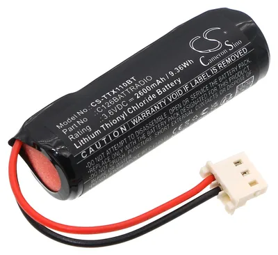 Image de TECHTEK Batterie compatible avec [Technoalarm] TX110, TX120, TX210, TX310 remplace C126BATTRADIO