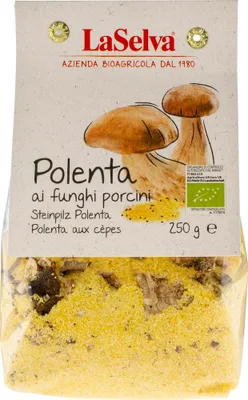 Produktbild von Polenta mit Steinpilzen 250g