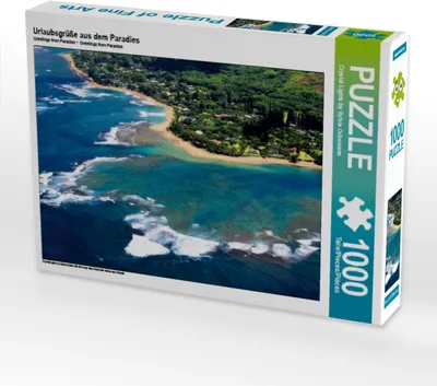 Produktbild von CALVENDO Puzzle Urlaubsgrüße aus dem Paradies 1000 Teile Puzzle quer | 1000 Teile Lege-Größe 64x48cm Foto-Puzzle für glückliche Stunden