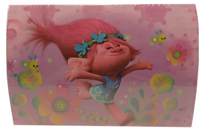 Immagine prodotto di Portagioie Trolls con specchio per bambina Pink Poppy