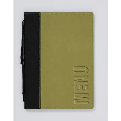 Image de Chemise pour cartes de menu Securit TRENDY DIN A4 vert