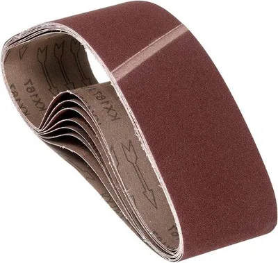 Image de Bandes abrasives à l'oxyde d'aluminium 76 mm x 610 mm, 8 pièces, grain 150, pour le travail du bois, le polissage des métaux, papier abrasif