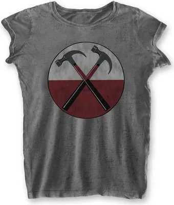 Obrázek produktu pro Pink Floyd The Wall Hammers Charcoal Grey L Dámské Tričko