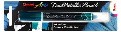 Zdjęcie produktu dla Marker pędzelkowy Dual Metallic Brush - zielony