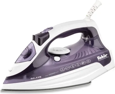 A product shot of a steam iron.