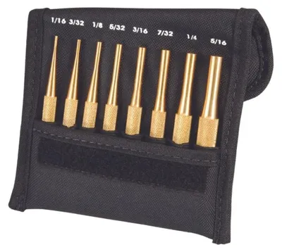 Image de Ensemble de poinçons Starrett SB565Z, en laiton, 8 pièces