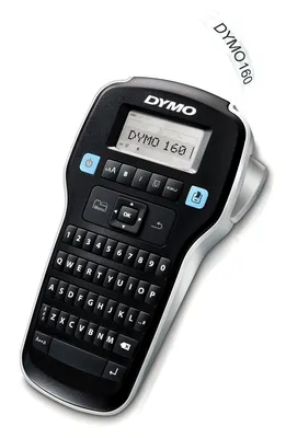 Produktbild von DYMO LabelManager ™ 160 QWERTY, QWERTY, D1, Wärmeübertragung, 180 x 180 DPI, 12 mm/sek, Schwarz, Silber