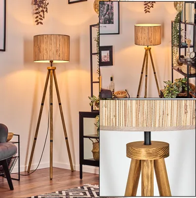 Produktbild von Arenabianca Stehlampe aus Holz/Seegras in Naturfarben