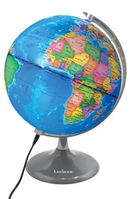 Image de Globe jour et nuit lumineux (français)
