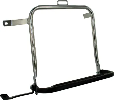 Produktbild von Seitengepäckträger, links, chrom, schwarz (nicht für Originalkoffer) - Simson S50, S51, S70