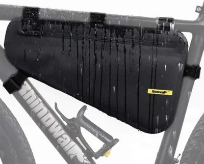 Immagine prodotto di Rhinowalk borsa per telaio di bicicletta Borsa a triangolo impermeabile 4L Nero