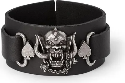 Produktbild von Motörhead Lederarmband Herren Warpig schwarz Standard