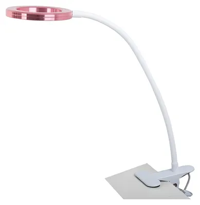 Zdjęcie produktu dla Verk 15754 Lampa z klipsem USB 24 LED biała różowa