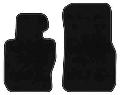Image de Tapis avant en moquette pour BMW 3 F30 2012-2019 (Sedan xdrive) – 2 pièces, noirs, sur mesure – Wielganizator BASIC