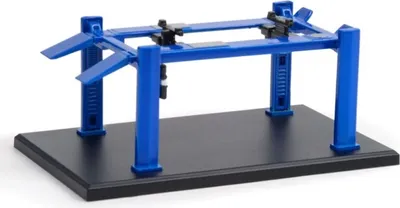 Produktbild von 4-Bein-Hebebühne blau, GREEN16100-A, Maßstab1/64, GREENLIGHT
