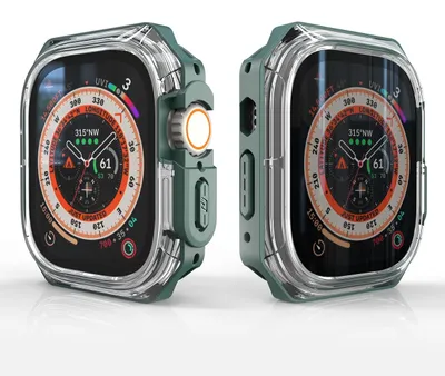 Produktbild von Smartwatch Kunststoff Hülle für Apple Watch Ultra 4 / 3 / 2 / 1 49mm Schutz Case