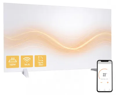 Obrázok produktu pre Infračervené vykurovacie panely s Wi-Fi, 720 W